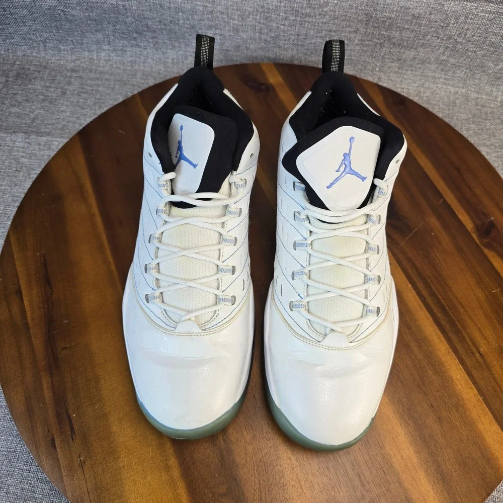 Jordan Velocity White Legend Blue Basketball Shoes 688975-117 Mens Size 11